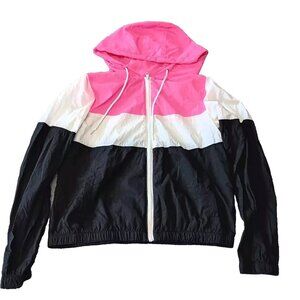 Light-Weight Hooded Zip Up Windbreaker